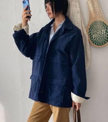 QUAD POCKET COTTON JACKET